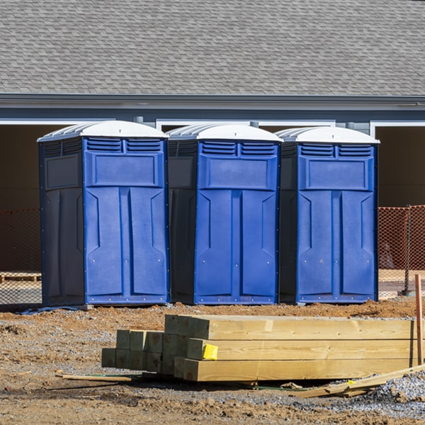 are there any restrictions on where i can place the portable restrooms during my rental period in Broaddus TX